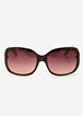 Square Oversize Sunglasses, TORT image number 0