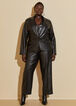 Faux Leather Blazer, Black image number 5