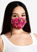 Heart Fashion Face Mask Set, Fuchsia image number 0