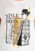 Style Icon Graphic Tee, White image number 1
