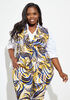 Swirl Print Power Twill Vest, Nugget Gold image number 0