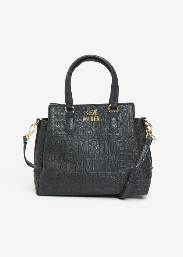 Trendy Steve Madden BMarin Satchel Embossed Faux Leather Handbag image number 0