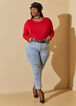 Basic Long Sleeved Tee, Barbados Cherry image number 2