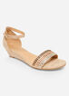 Sole Lift Faux Wide Width Wedges, Light Pink image number 0