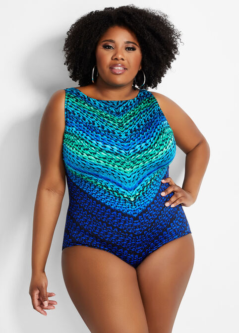 Longitude Imperial One Piece, Blue image number 0