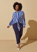 Striped Tie Front Shirt, Surf The Web image number 0