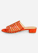 Sole Lift Wide Width Sandals, Orange image number 1