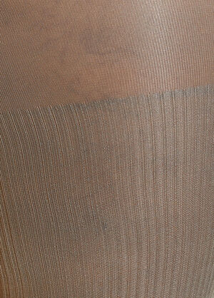 40 Denier Ribbed Footed Tights, Grey image number 1
