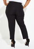 Stretch Power Twill Ankle Pants, Black image number 1