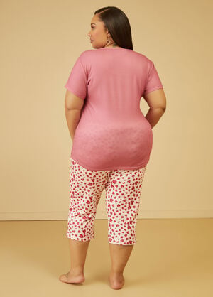 Cozy Couture Mom Pajamas Set, Pink image number 1