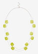 Green Disc 2 Row Illusion Necklace, Green Oasis image number 0