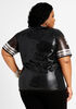 Iconic Sequin Graphic Jersey Tee, Black image number 2