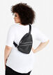 Trendy Faux Leather Mini Sling Backpack Crossbody Convertible Handbag image number 0