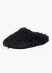 Nine West Fuzzy Faux Fur Clogs, Black image number 0