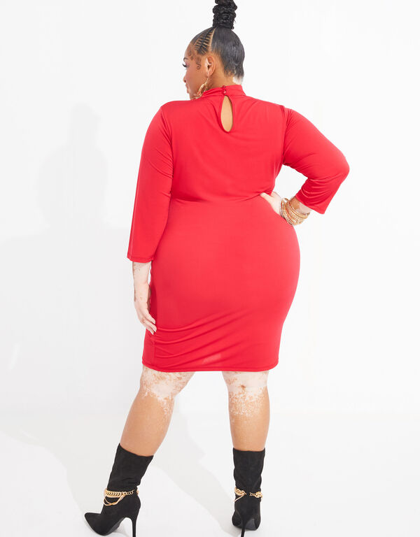 The Liv Bodycon Dress, Red image number 1