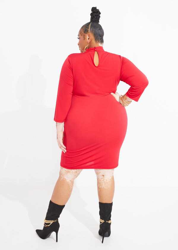 The Liv Bodycon Dress, Red image number 1