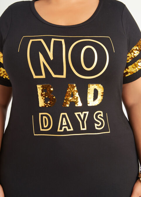 No Bad Days Graphic Tee, Black image number 2