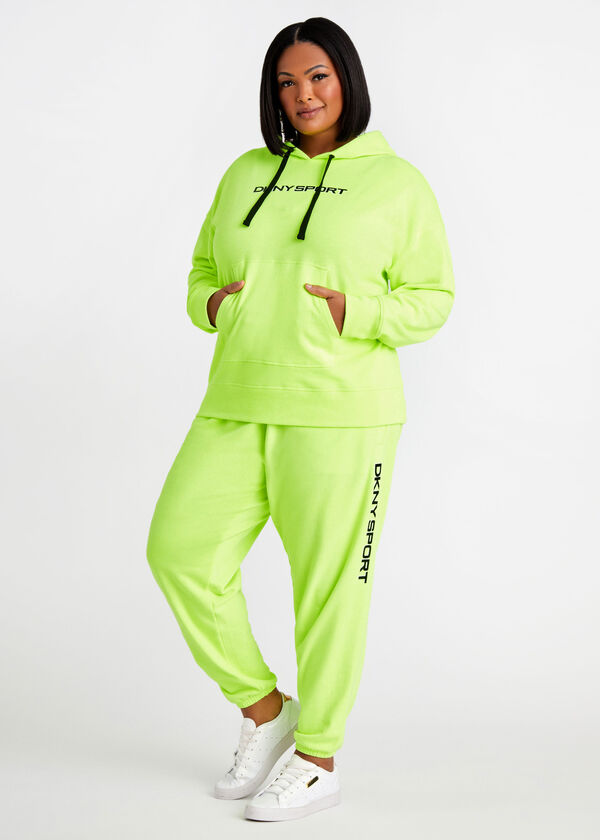 DKNY Sport Shadow Logo Jogger, Yellow image number 2