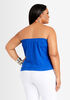 Ribbed Stretch Knit Tube Top, Surf The Web image number 1
