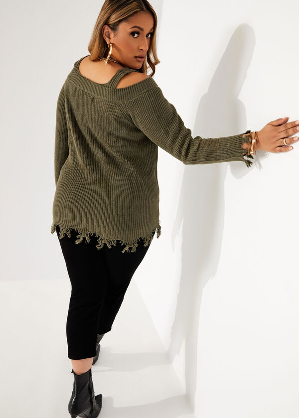 The Demi Sweater, Dusty Olive image number 1