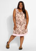 Trendy Company Ellen Tracy Floral Short Nightgown Knit Lounge Dress image number 0