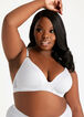 Plus Size Intimates Microfiber No Wire Convertible Back Straps Bra image number 0