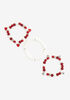 Love Stretch Bracelet Set, Tango Red image number 2