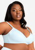 Light Pastel Blue Lace No Wire Shaping Bra, Light Pastel Blue image number 3