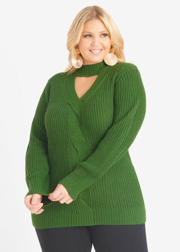 Plus Size Sweater Ribbed Knit Fall Essentials Basics Plus Size Knits image number 0