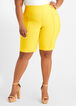 Pintuck Millennium Bermuda Shorts, Lemon image number 0