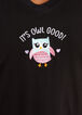 Rene Rofe Its Owl Good Sleepshirt, Black image number 1