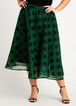 Dot Organza High Waist Midi Skirt, EDEN image number 0