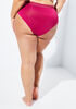Sheer Striped Micro Brief Panty, Raspberry Radiance image number 1
