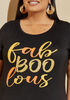 Fab BOO Lous Graphic Tee, Black image number 2
