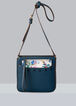 Anne Klein Faux Leather Crossbody, Blue image number 0