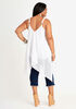 Sleeveless Georgette Blouse, White image number 1