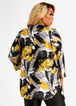 Abstract Camo Pullover Blouse, Nugget Gold image number 1