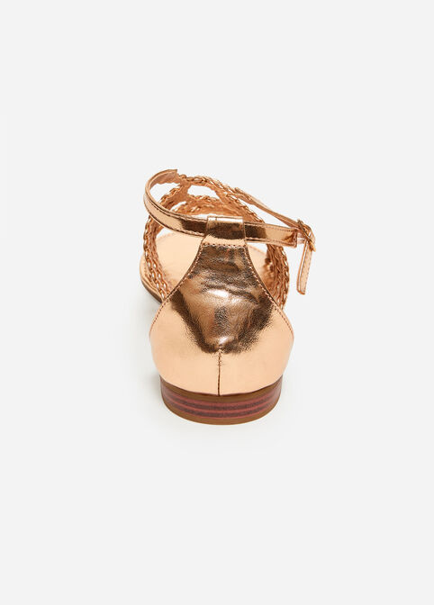 Sole Lift Braided Wide Width Sandal, Rose image number 3