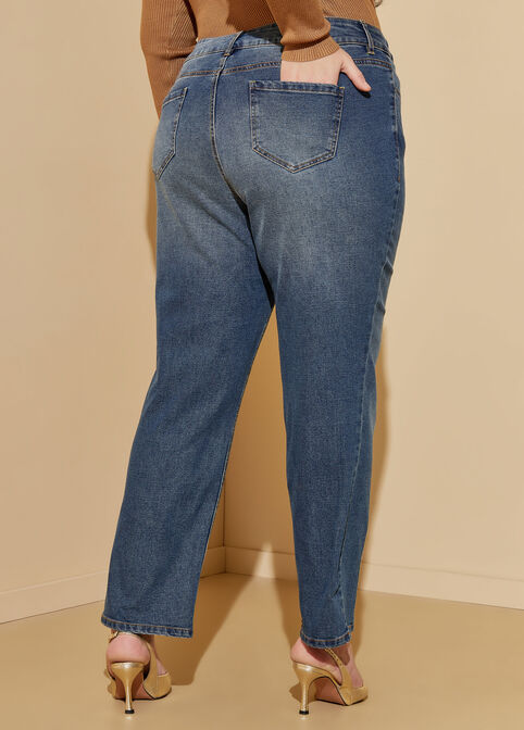 Seam Detailed Skinny Jeans, Dk Rinse image number 1