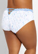 Printed Micro & Lace Hipster Panty, Multi image number 1