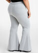 Pull On High Waist Flare Jean, Grey image number 1