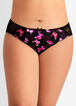 Plus Size Microfiber & Lace Bikini Panty T Shirt Bra 2pc Set image number 0