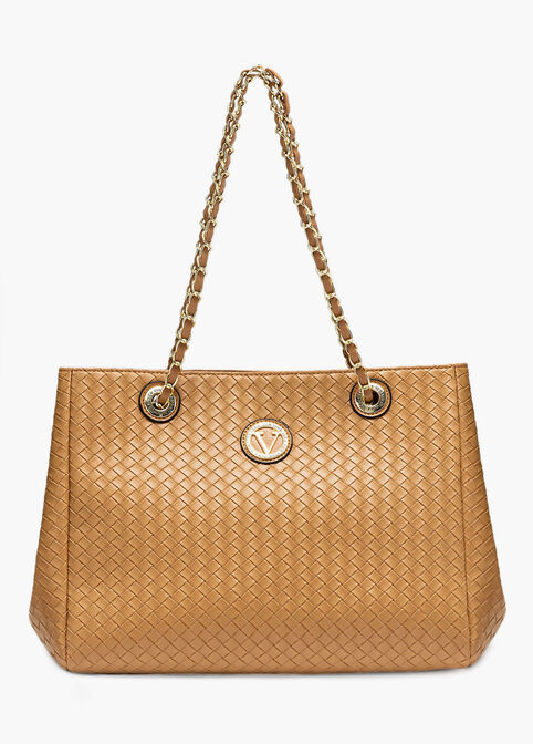Discount Designer Handbags Vera New York Rosalia Woven Tote image number 0
