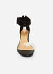 Wide Width Ankle Strap Sandals, Black image number 4
