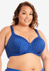 Dotted Full Coverage Butterfly Bra, Sodalite image number 1