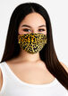 Cheetah & Black Face Mask Set, Nugget Gold image number 0