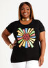Juneteenth Sun Graphic Tee, Black image number 0