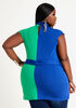 Belted Colorblock Tunic, Sodalite image number 1