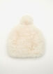 Faux Fur Beanie Hat, Ivory image number 0