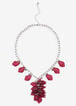 Cascading Bead Necklace, Rhododendron image number 0
